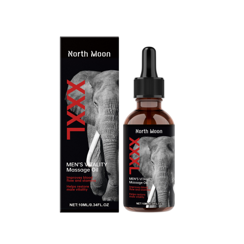 North Moon 男性按摩精油 温和配方滋养舒适轻盈便捷护理按摩精油